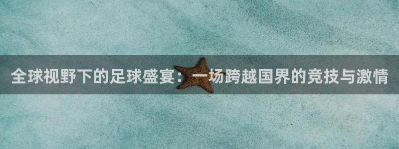  全球视野下的足球盛宴：一场跨越国界的竞技与激情