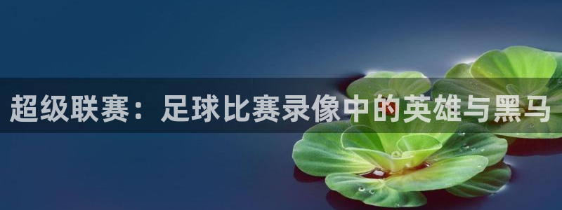 超级联赛：足球比赛录像中的英雄与黑马