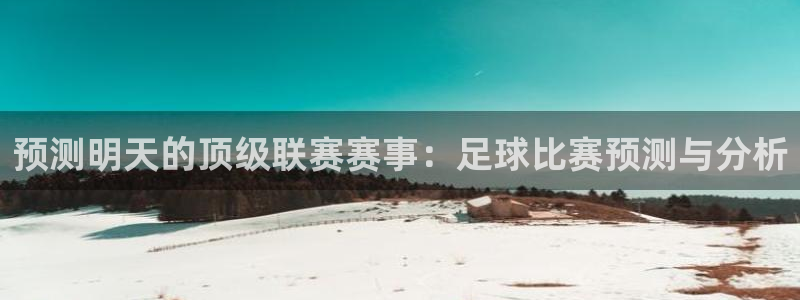 预测明天的顶级联赛赛事：足球比赛预测