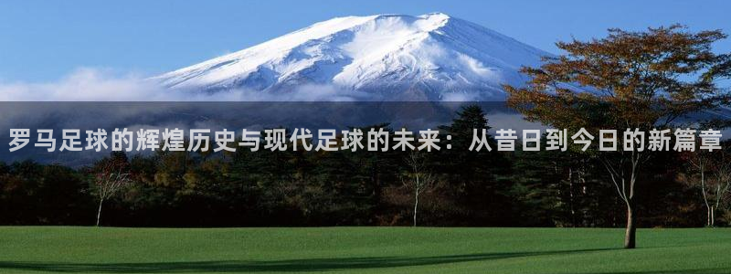 罗马足球的辉煌历史与现代足球的未来：从昔日到今日的新篇章