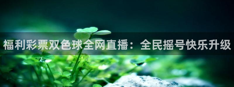 f1直播五星体育在线观看：福利彩票双色球全网直播：全民摇号快乐升级